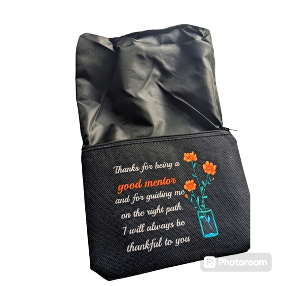 Cosmetic Mentor Makeup Bag. Black. Thank you gift. NWT. - Picture 5 of 8